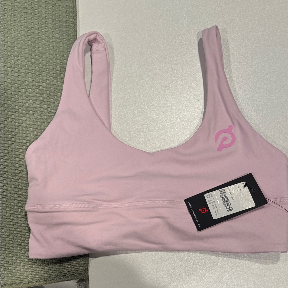 Peloton x lululemon Light Pink Sports Bra